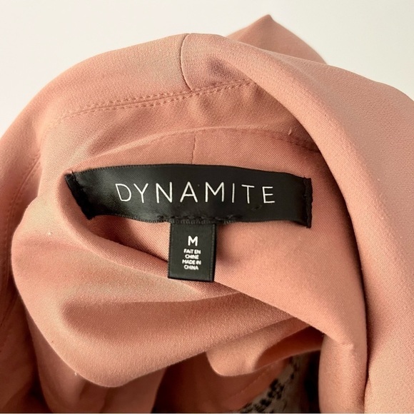 Dynamite Shawl Collar Wrap Dress Size M - Picture 12 of 15